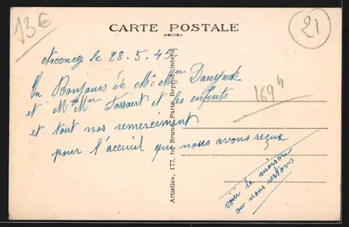 AK Arconcey /Cote-d`Or, Vue panoramique