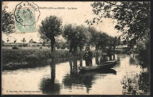 AK Chatillon-sur-Seine, La Seine