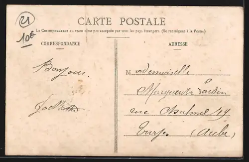 AK Chatillon-sur-Seine, La Seine