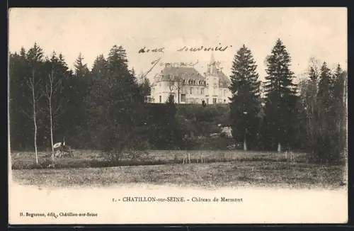 AK Chatillon-sur-Seine, Chateau de Marmont