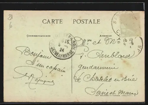 AK Santenay-les-Bains, Vue generale