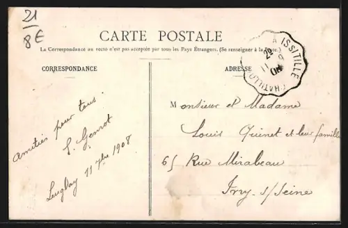 AK Prusly-sur-Ource, Le Chateau