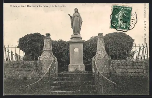 AK Recey-sur-Ource, La Vierge de la Guette