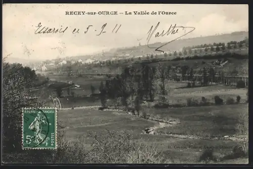 AK Recey-sur-Ource, La Vallée de l`Ource