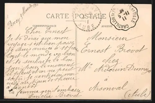 AK Recey-sur-Ource, Chateau de Lugny, Chartreuse de Lugny, Ancienne Porte