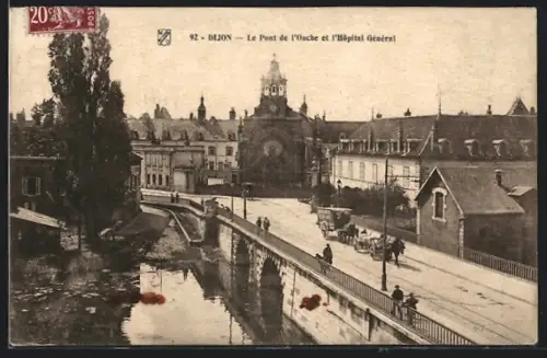 AK Dijon, Le Pont de l'Ouche et l'Hopital