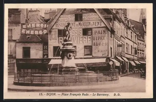 AK Dijon, Place Francois Rude, Le Bareusey