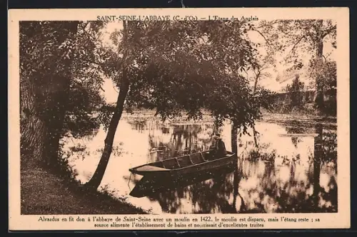 AK Saint-Seine-l`Abbaye /Côte-d`Or, L`Etang des Anglais