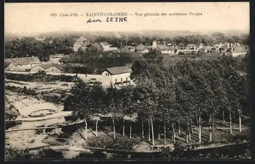 AK Sainte-Colombe /Côte-d`Or, Vue générale des anciennes Forges