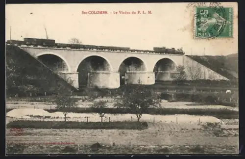 AK Ste-Colombe, Le Viaduc du P. L. M.