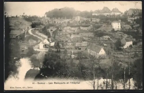 AK Semur, Les Remparts et l`Hôpital