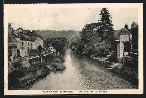 AK Montbard /Côte-d`Or, Un coin de la Brenne