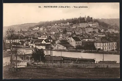 AK Montbard /Côte-d`Or, Vue générale