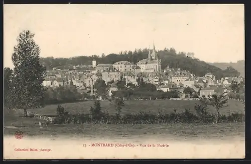 AK Montbard /Côte-d`Or, Vue de la Prairie