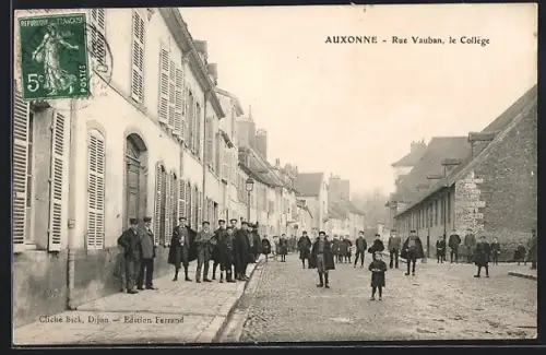 AK Auxonne, Rue Vauban, le Collège