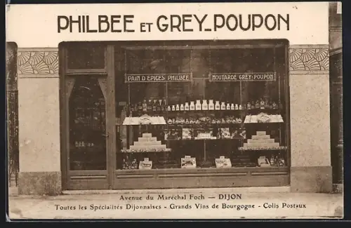 AK Dijon, Philbee et Grey Poupon, Avenue du Marechal Foch