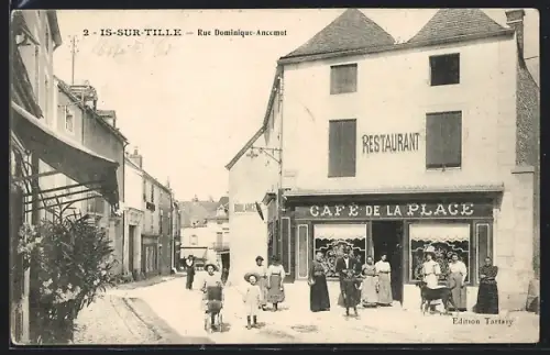 AK Is-sur-Tille, Restaurant Café de la Place, Rue Dominique-Ancemot