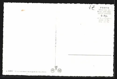 AK Morschach, Teilansicht mit Axenfels