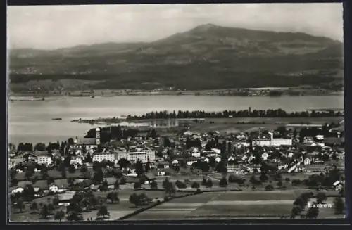 AK Lachen, Teilansicht mit Kirche