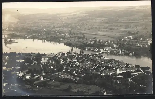 AK Stein a. Rhein, Teilansicht mit Kirche