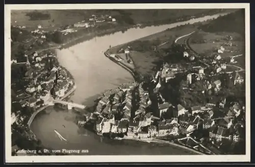 AK Laufenburg a. Rh., Fliegeraufnahme der Ortschaft