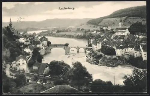 AK Laufenburg, Ortsansicht mit Blick auf den Fluss