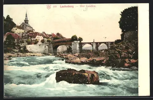 AK Laufenburg, Der Laufen mit Kirche