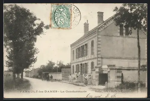AK Vanault-les-Dames, La Gendarmerie