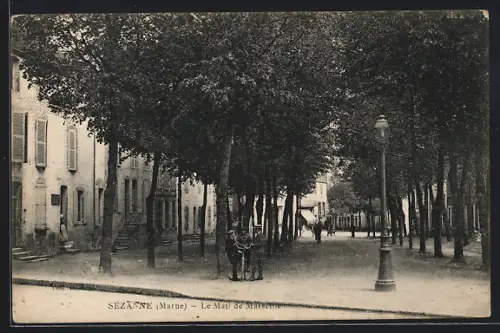 AK Sézanne /Marne, Le Mail de Marseille