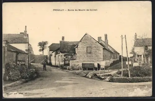 AK Prouilly, Route du Moulin de Cuissat