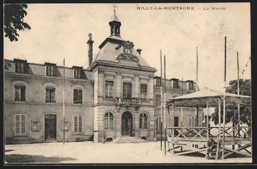 AK Rilly-la-Montagne, La Mairie