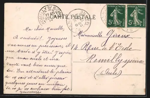 AK Sézanne, Pensionnat, Le Réfectoire