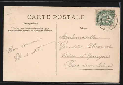 AK Sézanne, Le Pensionnat (Intérieur)