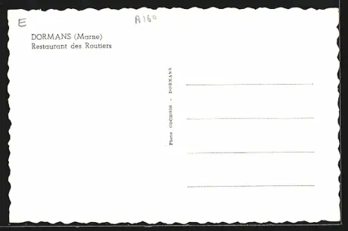 AK Dormans, Restaurant des Routiers