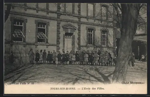 AK Tours-sur-Marne, L`Ecole des Filles
