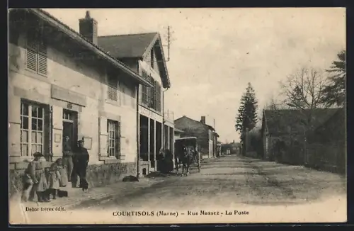 AK Courtisols, Rue Massez, la Poste