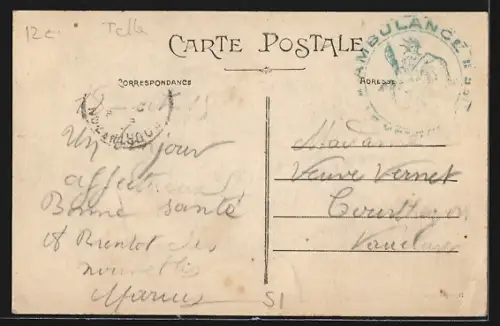 AK Courtisols, Rue Massez, la Poste