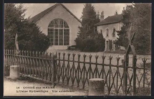 AK Condé-sur-Marne, L`Usine Hydraulique, Vue extérieure