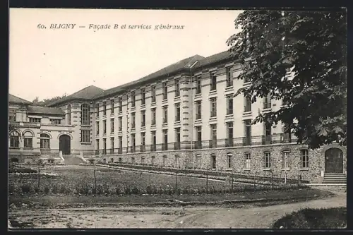 AK Bligny, Facade B et services généraux