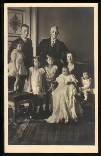 AK Kronprinz Rupprecht von Bayern im Kreise seiner Familie