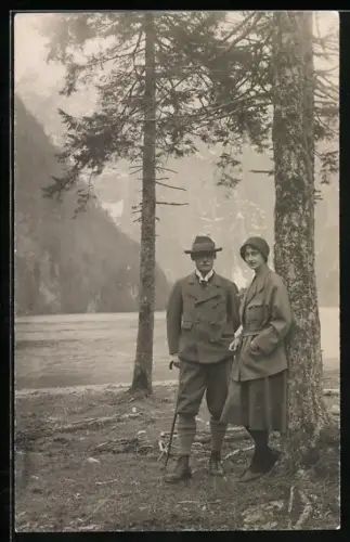 AK Kronprinz Rupprecht von Bayern mit Frau