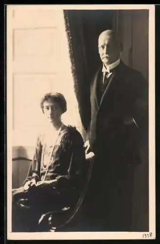 AK Kronprinz Rupprecht von Bayern mit Gemahlin