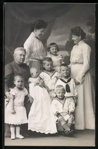 AK Grossfürstin Wera von Russland und ihre Familie derer von Württemberg