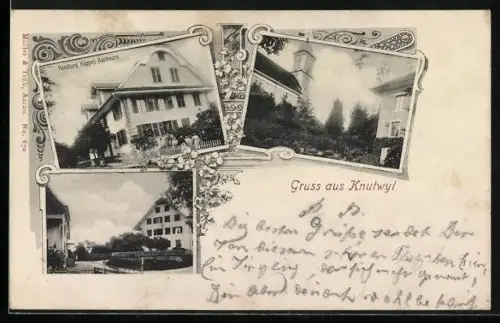 AK Knutwil, Handlung Käppeli-Bachmann, Kirche und Ortspartie