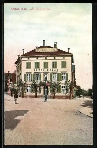 AK Rorschach, Hotel Bodan am Bodanplatz