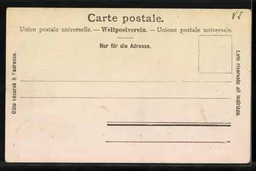 AK St. Gingolph, Strassenpartie des Ortes