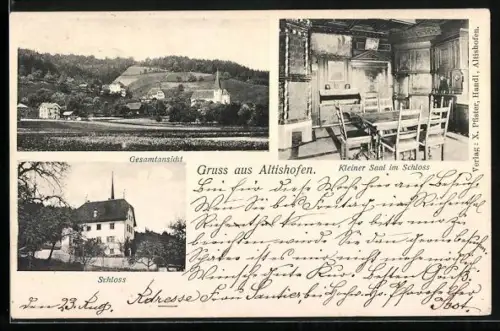 AK Altishofen, Schloss, Kleiner Sall im Schloss, Gesamtansicht