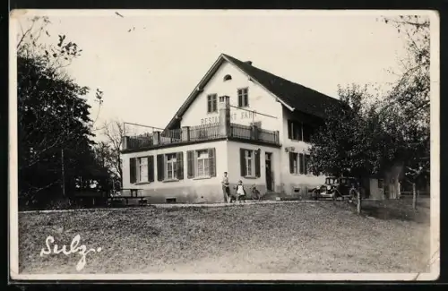 AK Sulz, Restaurant Fahr mit Strasse, Panorama