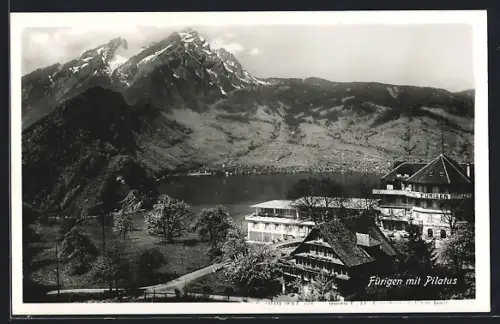 AK Fürigen, Hotel Fürigen mit Pilatus