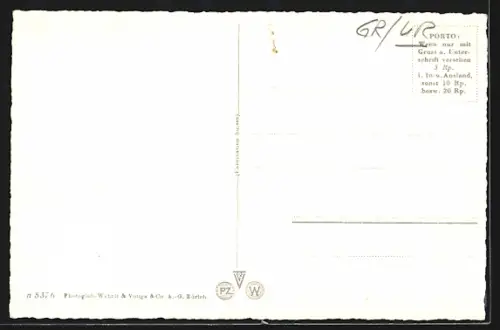 AK Andermatt, Teilansicht gegen das Unteralptal